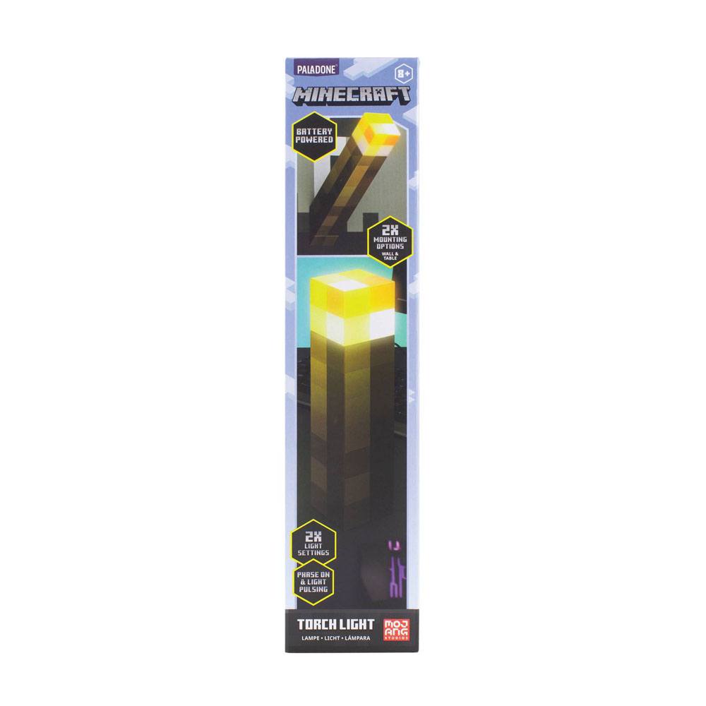 Lampara paladone minecraft antorcha