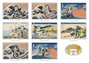 Katsushika Hokusai x Hatsune Miku Figuras acrílico 5 cm Cajas Sorpresa Surtido (8)