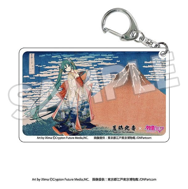 Katsushika Hokusai x Hatsune Miku Llaveros acrilico Cajas Sorpresas Surtido (8)