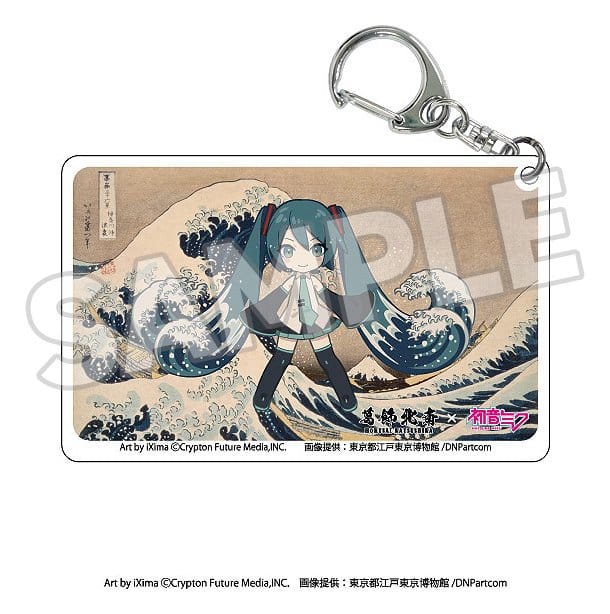 Katsushika Hokusai x Hatsune Miku Llaveros acrilico Cajas Sorpresas Surtido (8)