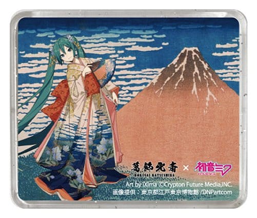 Katsushika Hokusai x Hatsune Miku Íman 3D Thirty-six Views of Mount Fuji Fine Wind, Clear Morning