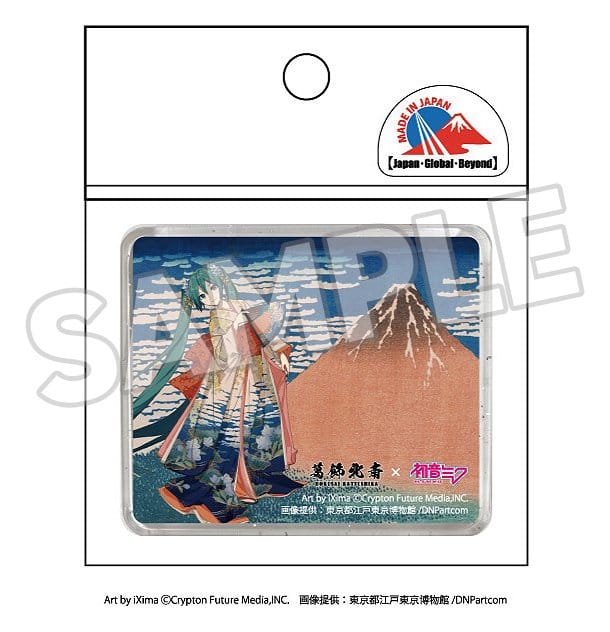 Katsushika Hokusai x Hatsune Miku Íman 3D Thirty-six Views of Mount Fuji Fine Wind, Clear Morning