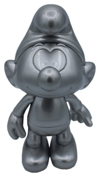 Los Pitufos Figura de Vinilo Pitufo Plata 19 cm Frikytopia
