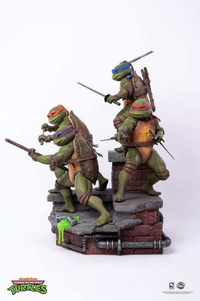 Tartarugas Ninja Estatua 1/6 Movie Diorama 51 cm