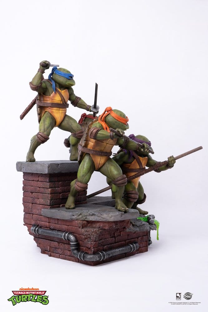 Tartarugas Ninja Estatua 1/6 Movie Diorama 51 cm