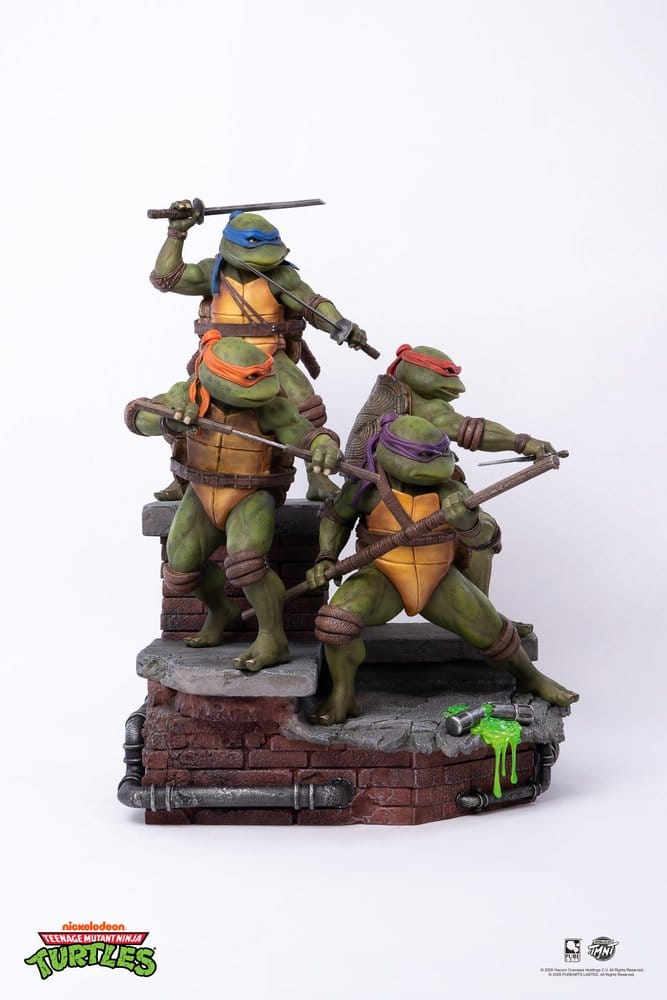 Tartarugas Ninja Estatua 1/6 Movie Diorama 51 cm