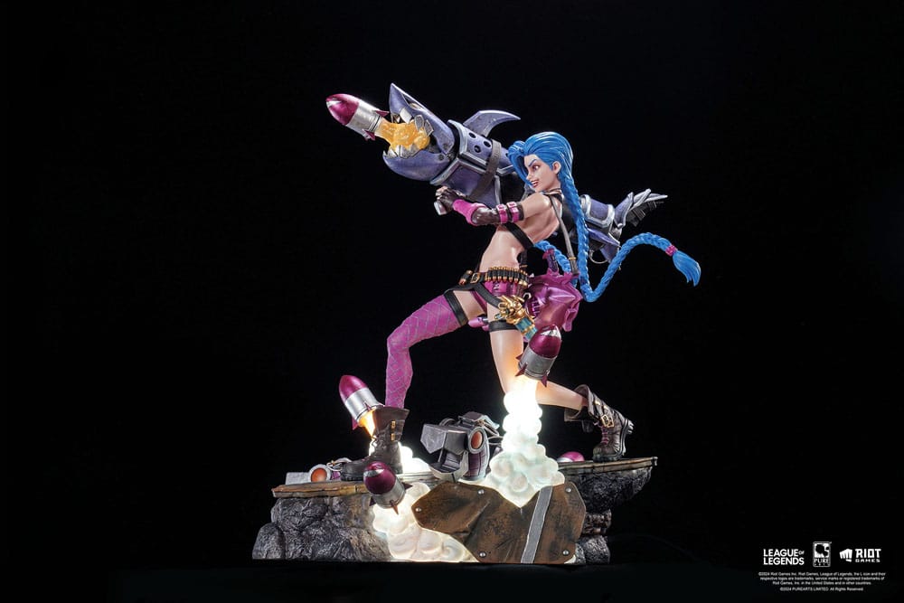 Estatua 1 - 6 League Of Legends Jinx 32 cm