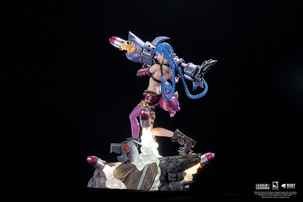 Estatua 1 - 6 League Of Legends Jinx 32 cm