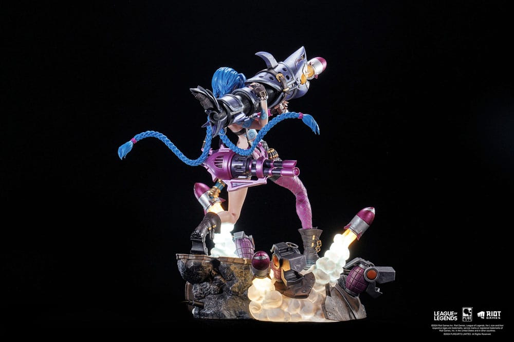 Estatua 1 - 6 League Of Legends Jinx 32 cm