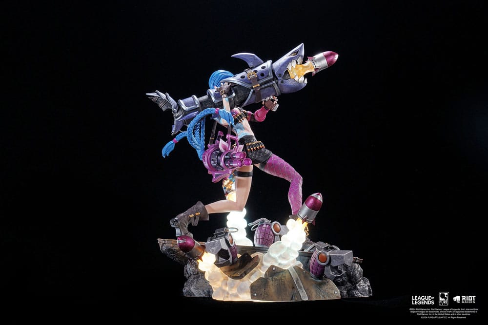 Estatua 1 - 6 League Of Legends Jinx 32 cm