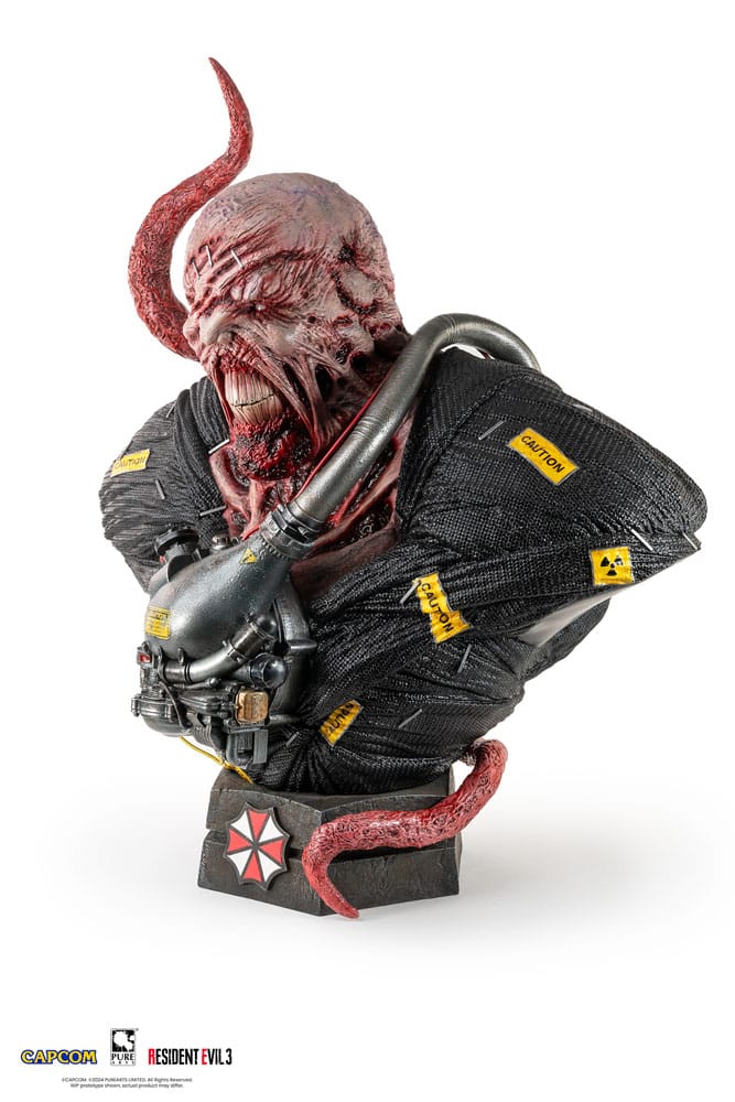 Resident Evil 3 Remake Busto 1/1 tamaño real Nemesis 92 cm