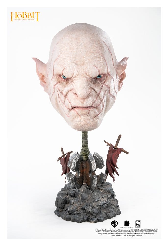 El Señor de los Anillos Réplica 1/1 Art Mask Azog 54 cm
