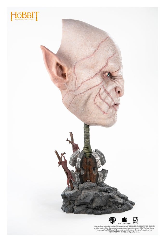El Señor de los Anillos Réplica 1/1 Art Mask Azog 54 cm