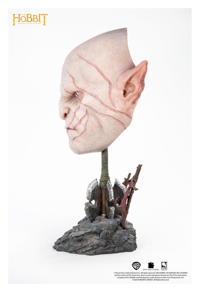 El Señor de los Anillos Réplica 1/1 Art Mask Azog 54 cm