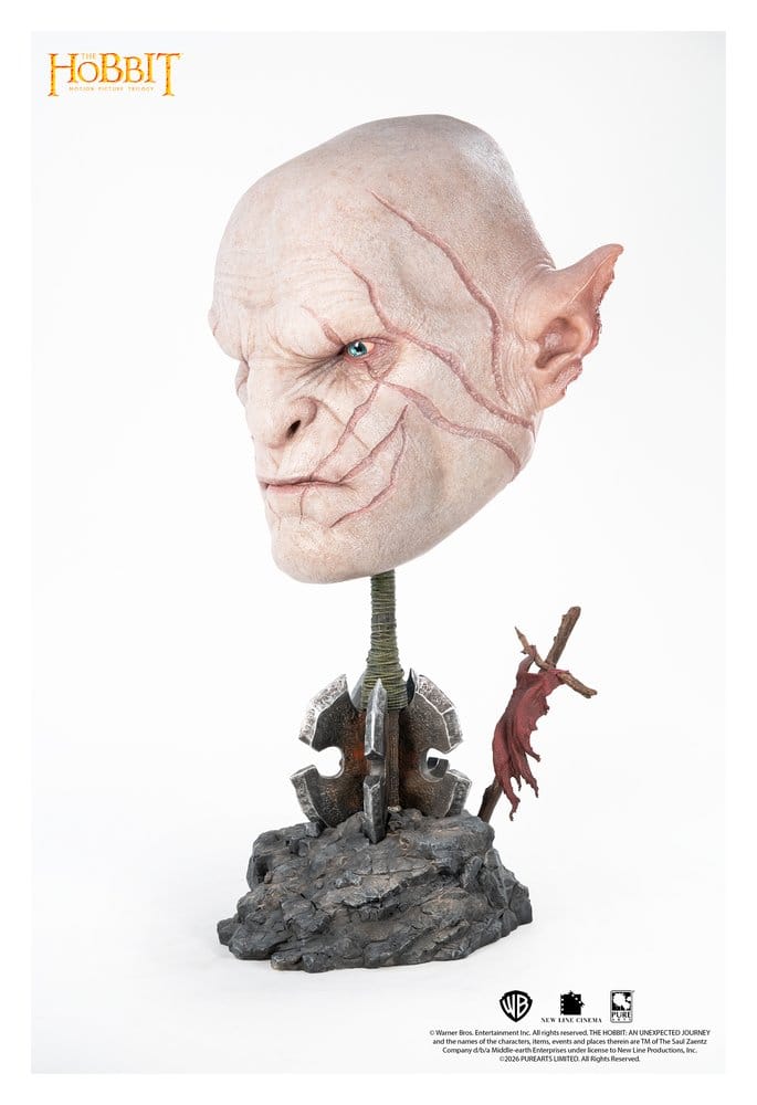 El Señor de los Anillos Réplica 1/1 Art Mask Azog 54 cm