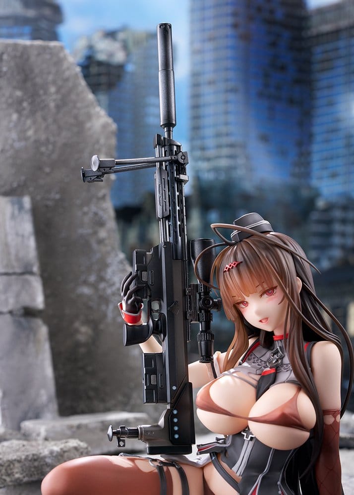 Girls' Frontline Figura PVC 1/7 Gd DSR-50 Heavy Damage Ver. 24 cm