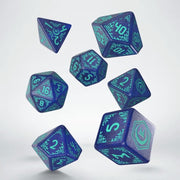 Shadow Scar Pack de 7 Dados Blue & Turquoise