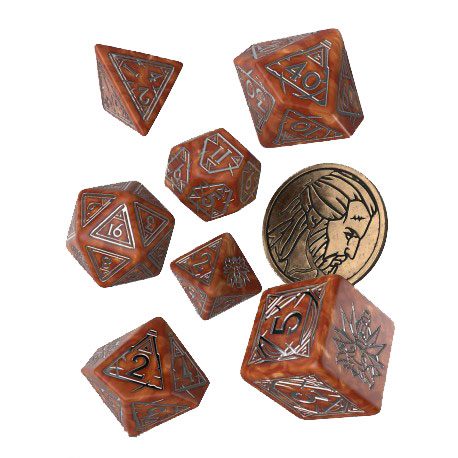 The Witcher Pack de Dados Geralt The Monster Slayer (7) Frikytopia