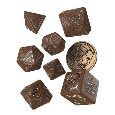 The Witcher Pack de Dados Geralt Roach's Companion (7) Frikytopia