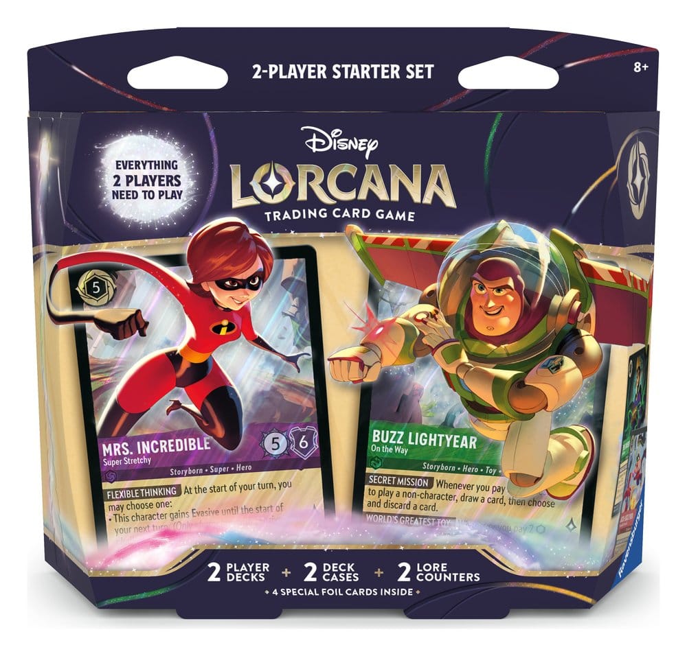 Disney Lorcana TCG 2-Player Starter Set *Edición Inglés* Frikytopia