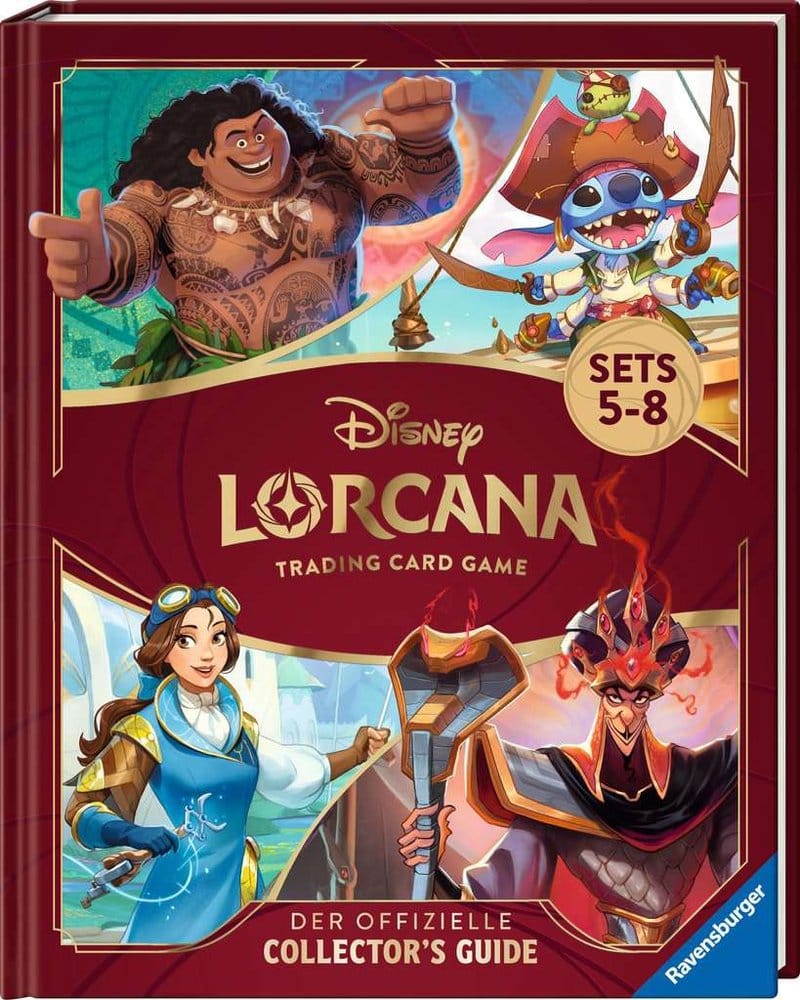 Disney Lorcana TCG Livro Guia Oficial do Colecionador: Conjuntos 5-8 *Edição Alemã* Frikytopia