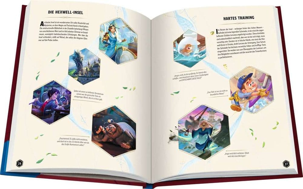 Disney Lorcana TCG Livro Guia Oficial do Colecionador: Conjuntos 5-8 *Edição Alemã*
