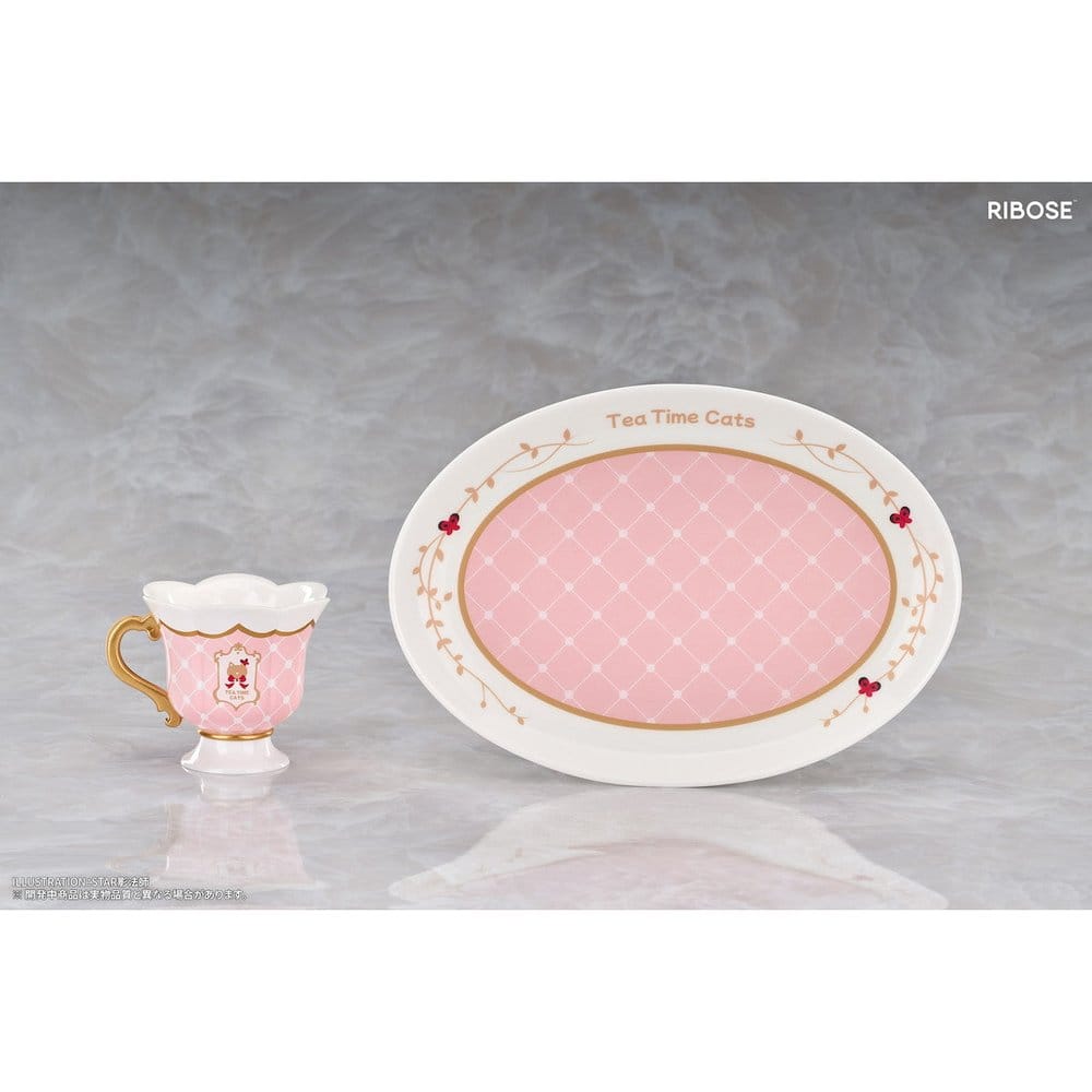 Original Character Figura PVC DLC Series Tea Time Cats Orange Cat 10 cm