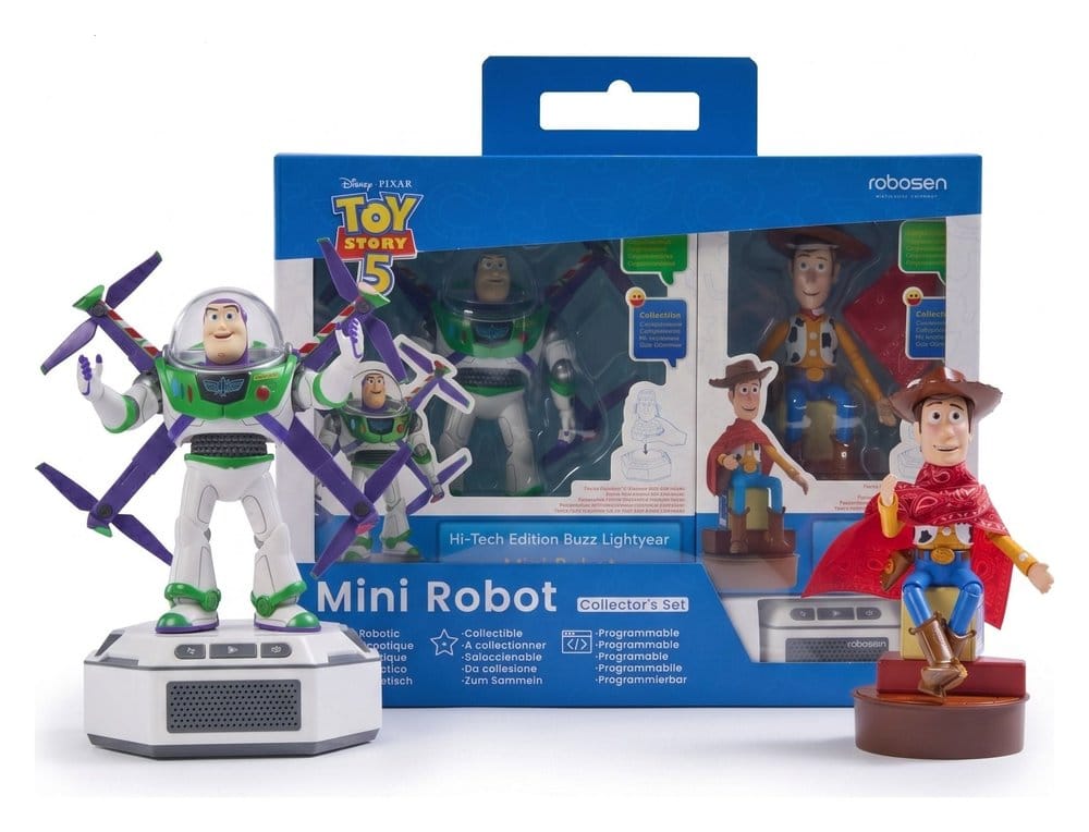 Disney Robot interactivo Toy Story 5 Set - Buzz Lightyear & Woody (Hi-Tech Edition) *Edición Inglés*