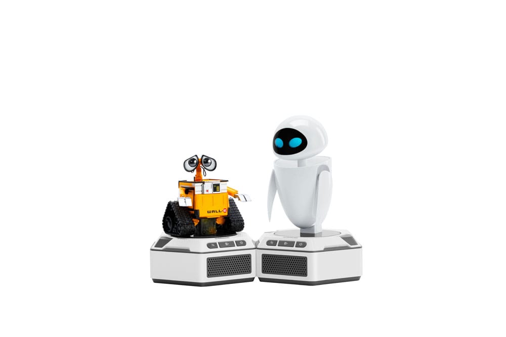 Wall-E Interactivo Mini Robots Pack de 2 Figuras Wall-E & Eva  *Versión inglesa*