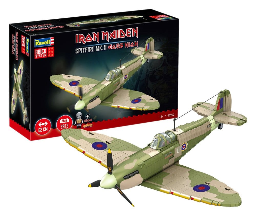 Iron Maiden Brick System Juego de Construcción Spitfire MK.II Aces High 58 cm Frikytopia