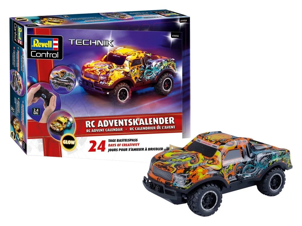 Revell Control Calendario de Adviento RC Car Christmas Driver 28 cm