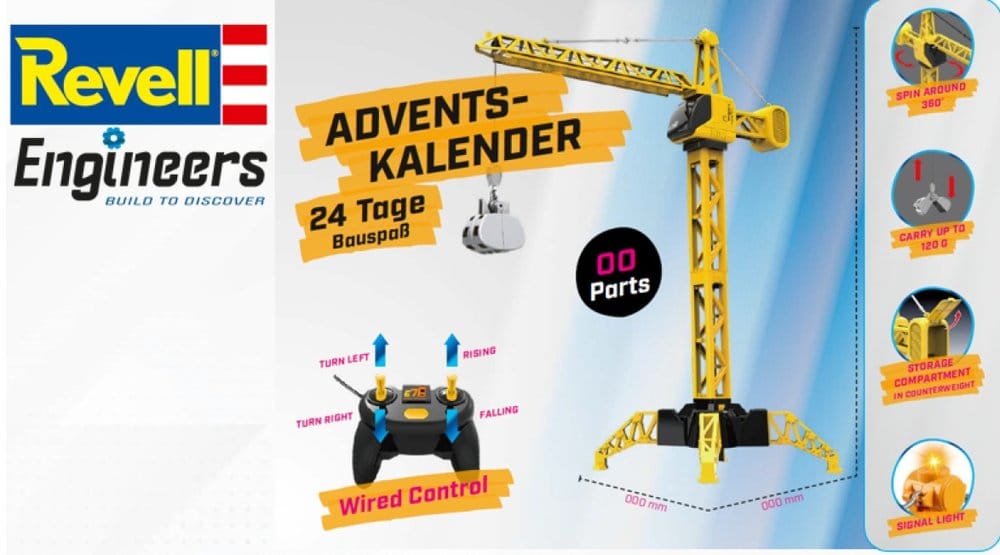 Revell Engineers Calendario de Adviento Mega Crane Frikytopia