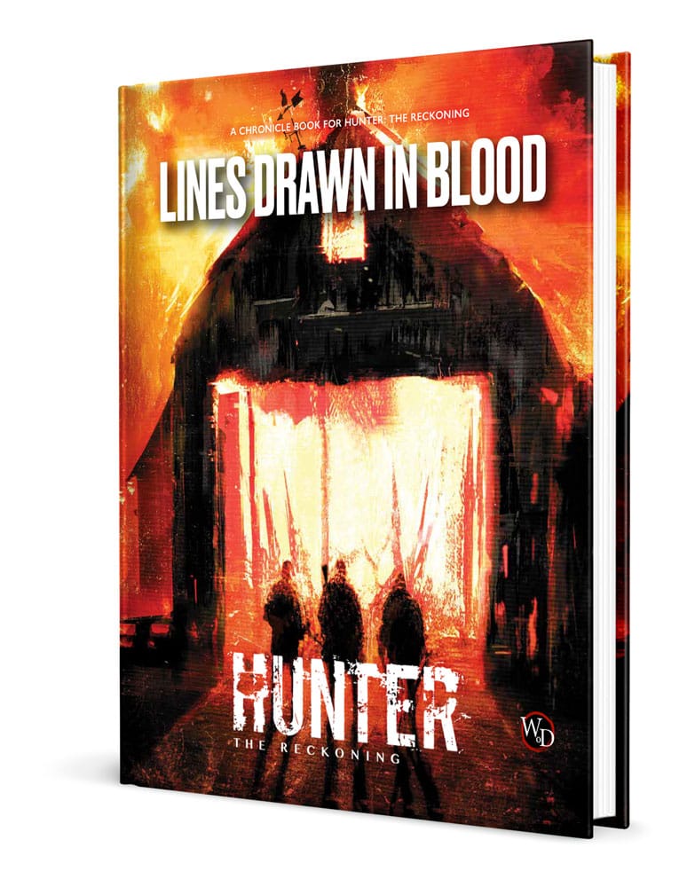 Hunter: The Reckoning 5th Edition RPG libro Lines Drawn in Blood Sourcebook  *Edición Inglés*
