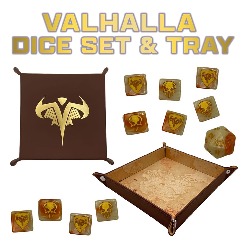 Heroscape Juego de dados y bandeja Valhalla  *Edición Inglés* Frikytopia