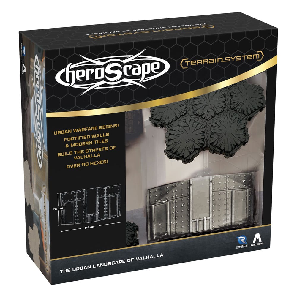 Heroscape expansión del terreno The Urban Landscape of Valhalla *Edición Inglés*