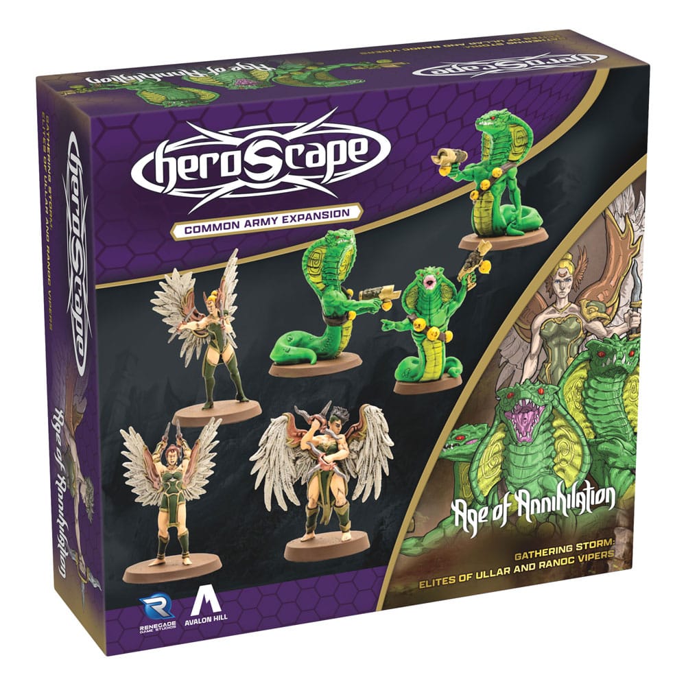 Heroscape expansión del ejército Age of Annihilation Elites of Ullar & Ranoc Vipers (Common) *Edición Inglés* Frikytopia