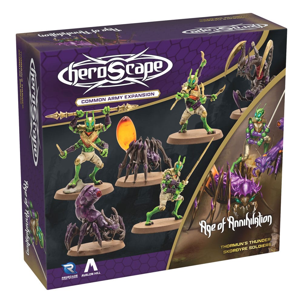 Heroscape expansión del ejército Age of Annihilation Skordyre Soldiers (Common) *Edición Inglés* Frikytopia