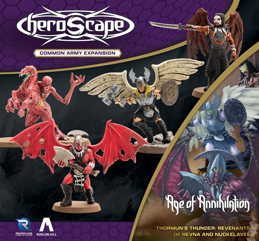 Heroscape expansión del ejército Age of Annihilation Revenants of Revna & Nuckelavee (Common) *Edición Inglés*
