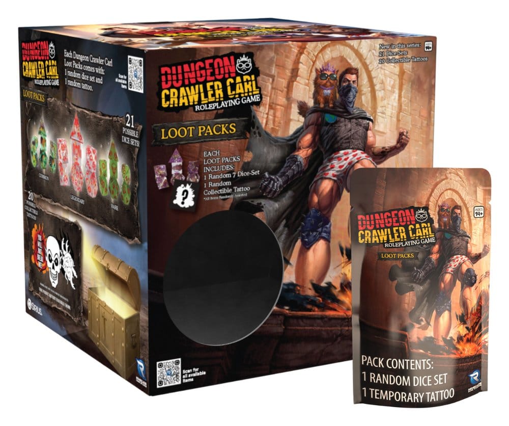 Dungeon Crawler Carl Dados Blind Box Display (20) Frikytopia