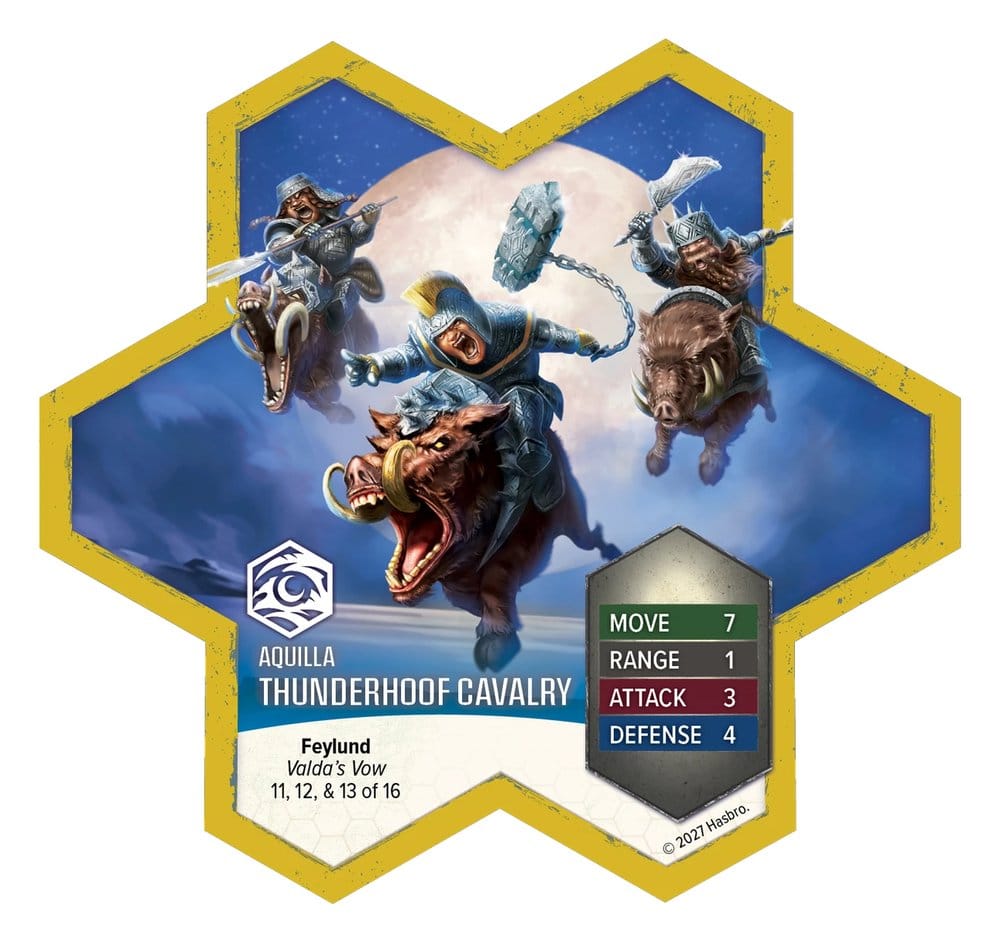 Heroscape Expansão de exército Thunderhoof Calvary Standard Edition *Edição Inglês*