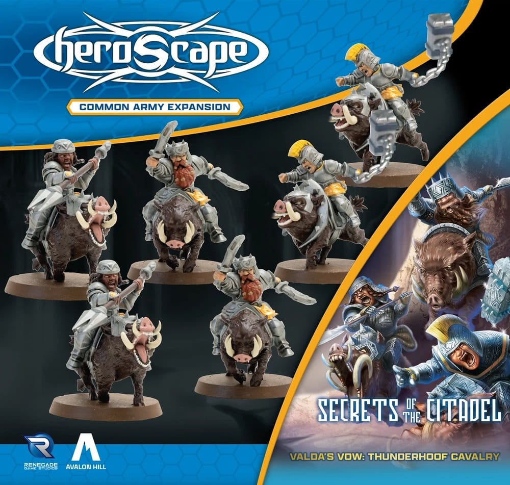 Heroscape Expansão de exército Thunderhoof Calvary Standard Edition *Edição Inglês*