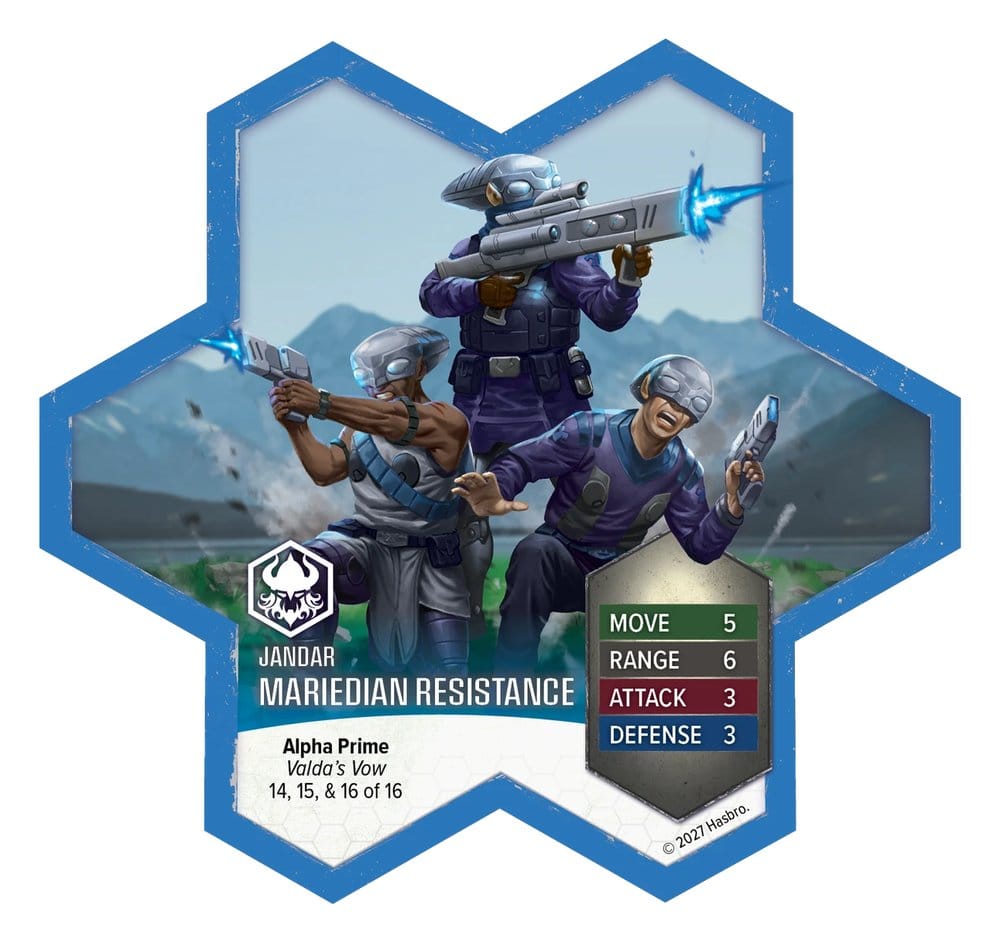Heroscape Expansão de exército Mariedian Resistance Fighters Standard Edition *Edição Inglês*