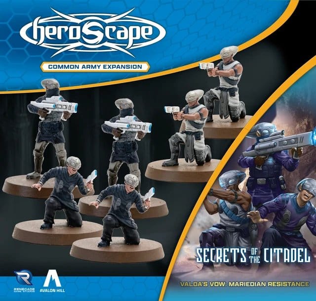 Heroscape Expansão de exército Mariedian Resistance Fighters Standard Edition *Edição Inglês*