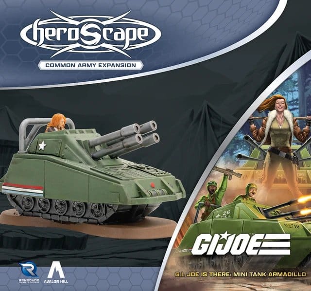 G.I. JOE Heroscape Expansão de Exército Mini Tank Armadillo *Edição Inglês*