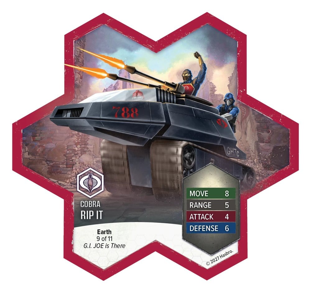 G.I. JOE Heroscape Expansão de exército H.I.S.S. Tank Standard Edition *Edição Inglês*