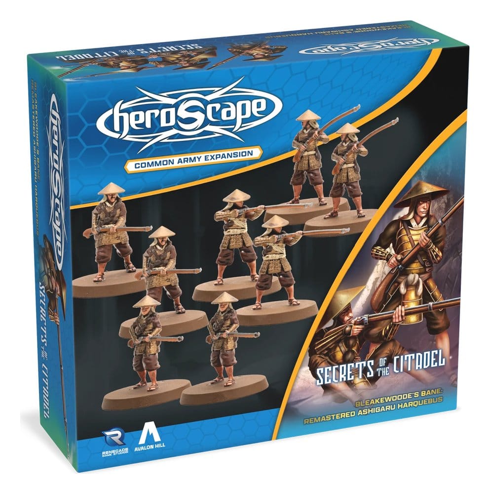 Heroscape Expansão de exército Ashigaru Harquebus Remastered – Standard Edition *Edição Inglês* Frikytopia