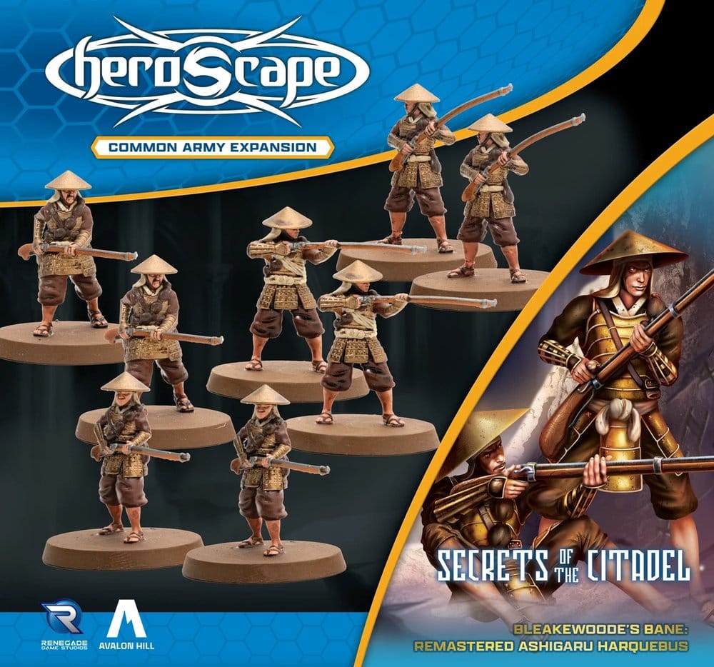 Heroscape Expansão de exército Ashigaru Harquebus Remastered – Standard Edition *Edição Inglês*