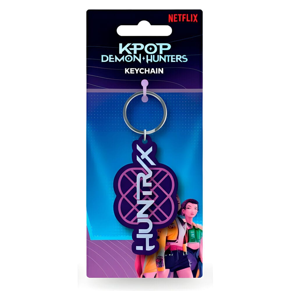 KPop Demon Hunters Llavero PVC Huntrix Logo Frikytopia