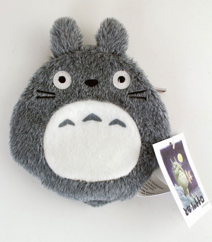 Mi vecino Totoro Llavero Monedero de Peluche Totoro 12 cm Frikytopia