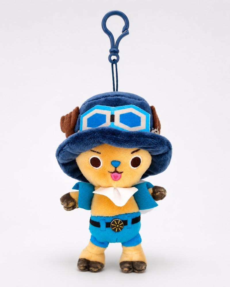 One Piece Llavero de Peluche Chopper x Sabo 11 cm